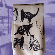 Cat Tea Towel