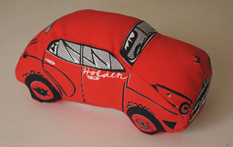 FJ Holden red toy
